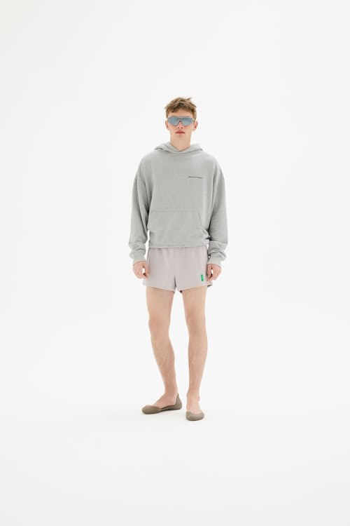 on model image of California Cotton Hoodie