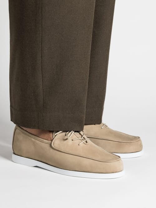 on model image of Oli Boat Shoe