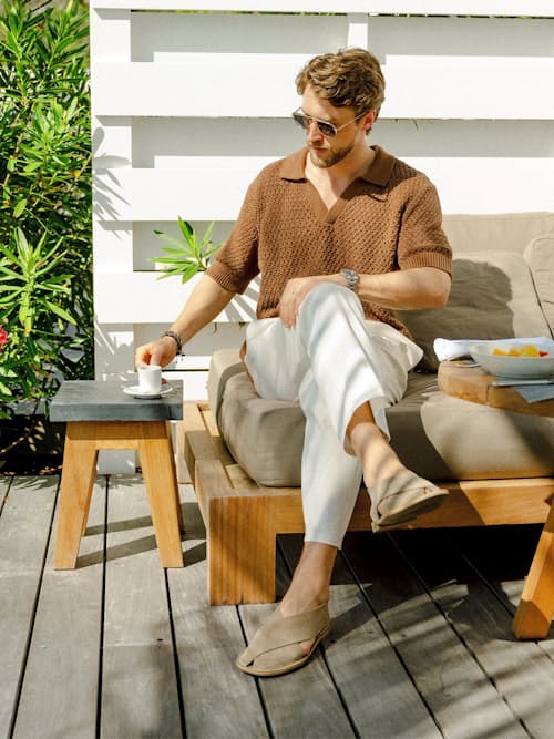 lifestyle image of Biarritz Sandal