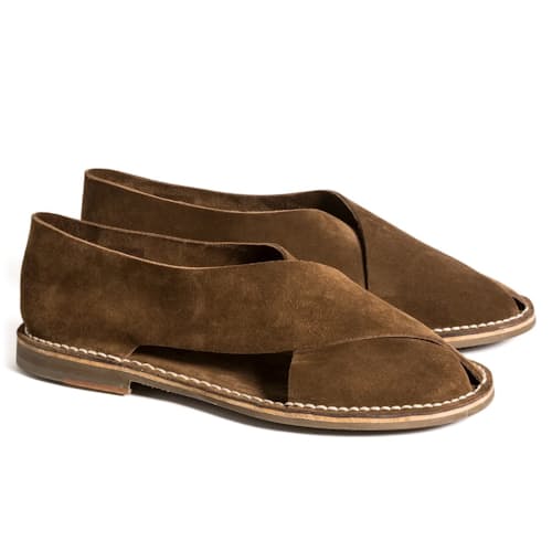 laydown image of Biarritz Sandal