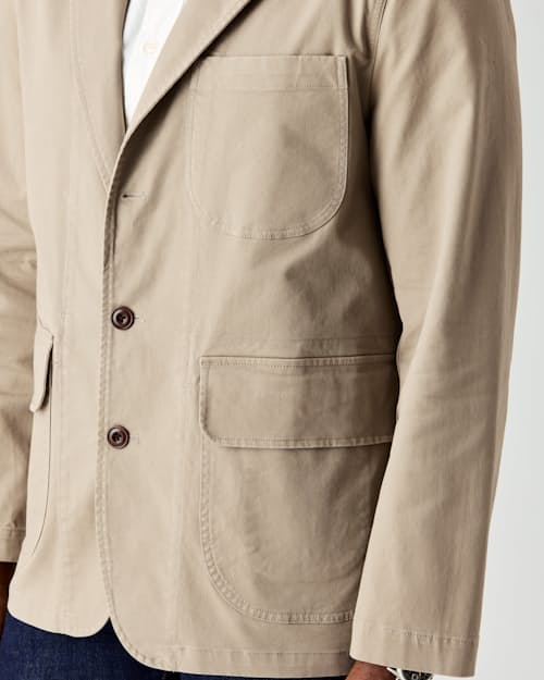 on model image of Studio Blazer