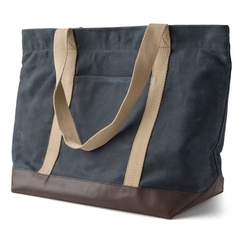 laydown image of Waxed Canvas Tote