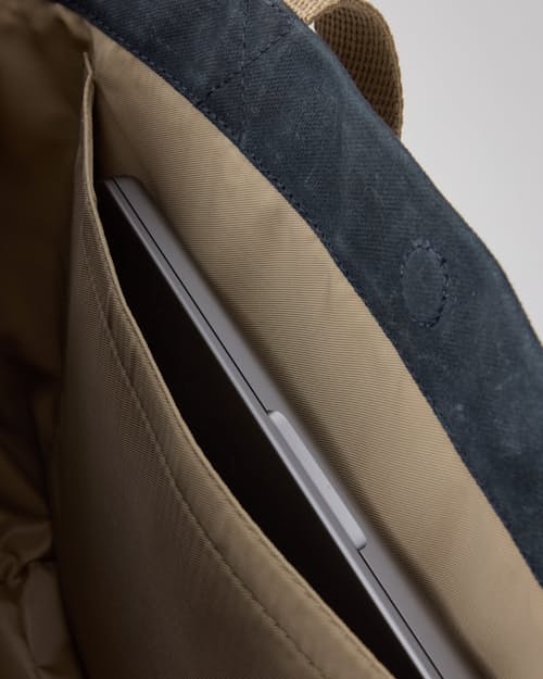 laydown detail image of Waxed Canvas Tote