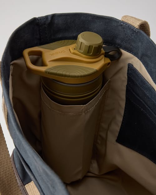 laydown detail image of Waxed Canvas Tote
