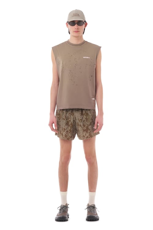 on model image of MothTech Muscle Tee
