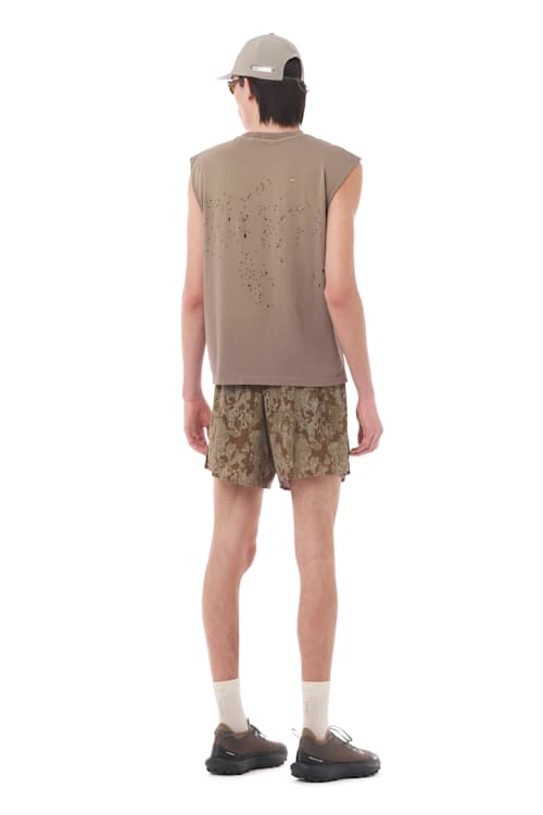 on model image of MothTech Muscle Tee
