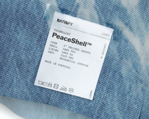 laydown detail image of PeaceShell Unlined Short- 5"