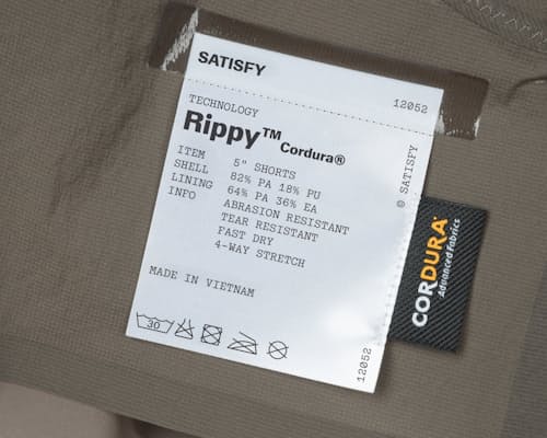 laydown detail image of Rippy Cordura Shorts- 5"