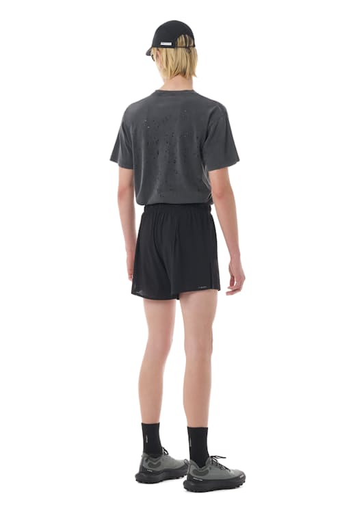 on model image of Space-O Shorts- 5"