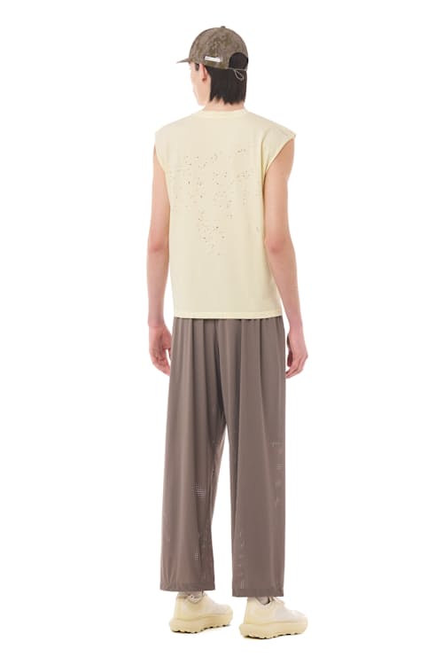 on model image of MothTech Muscle Tee