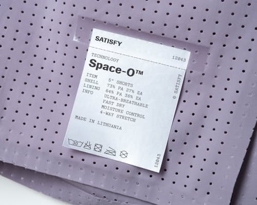 laydown detail image of Space-O Shorts- 5"