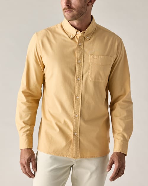 on model image of Oxford Draftsman Shirt