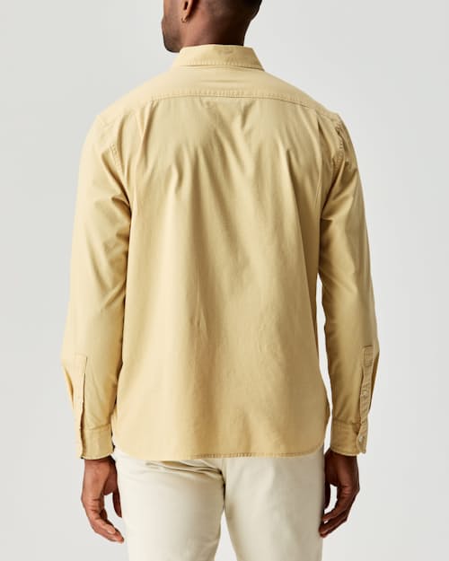 on model image of Oxford Draftsman Shirt