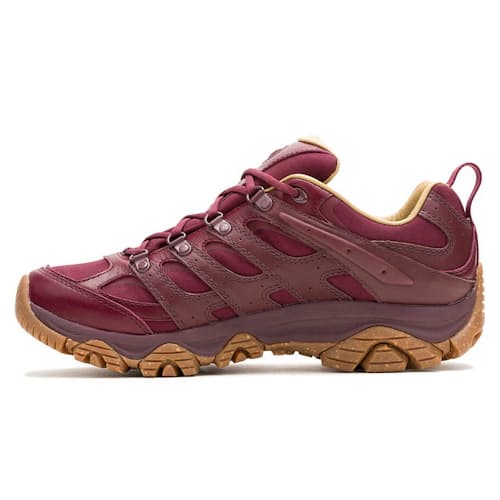 laydown image of Moab 3 Luxe Leather Hiking Sneaker