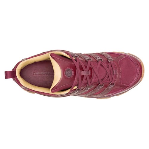 laydown image of Moab 3 Luxe Leather Hiking Sneaker
