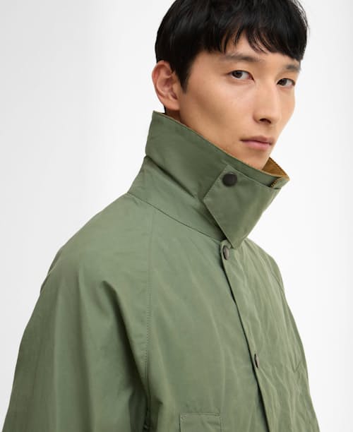 on model image of Bedale Cotton Jacket