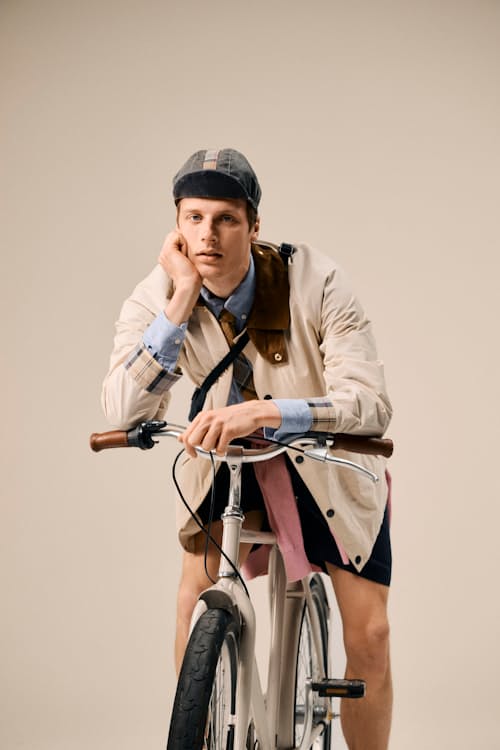 on model image of Transport Casual Jacket