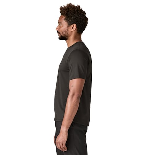 on model image of Capilene Cool Daily Shirt