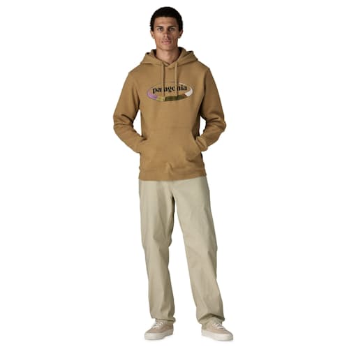 on model image of '95 Oval Logo Uprisal Hoodie