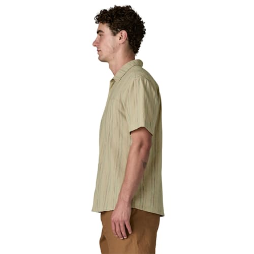 on model image of Back Step Shirt
