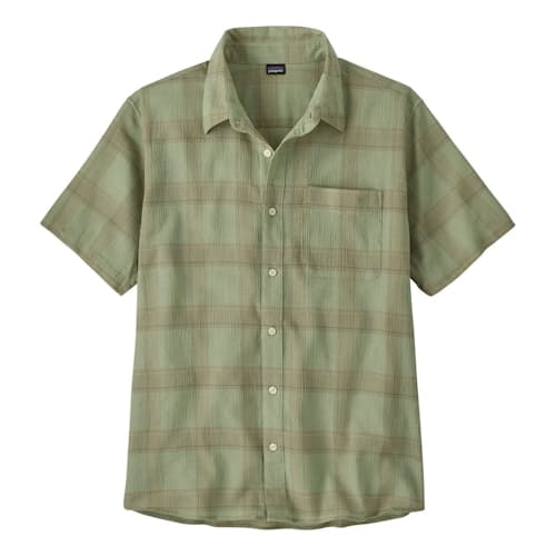 laydown image of Lightweight Organic Cotton A/C Short Sleeve Shirt