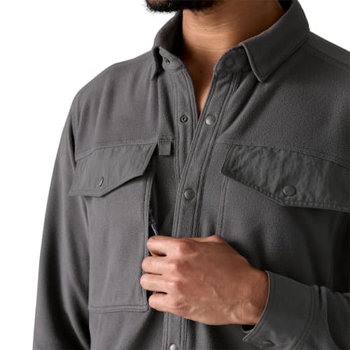 on model image of Long-Sleeved Early Rise Snap Shirt