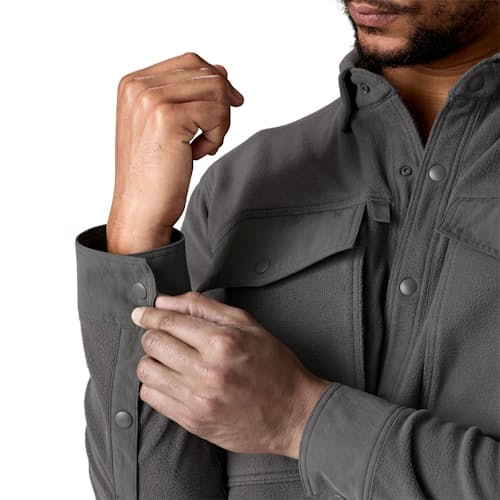 on model image of Long-Sleeved Early Rise Snap Shirt