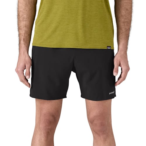 on model image of Multi Trails Shorts- 6in