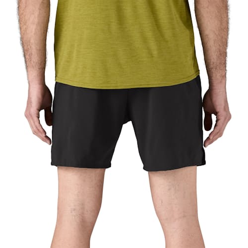 on model image of Multi Trails Shorts- 6in