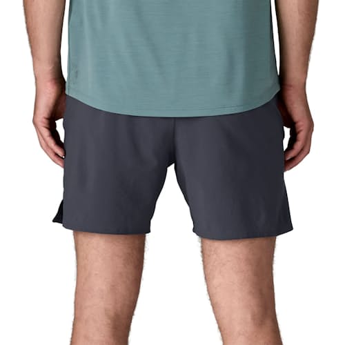 on model image of Multi Trails Shorts- 6in