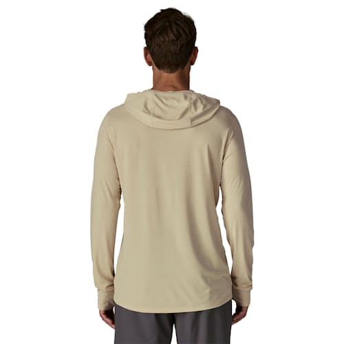 on model image of Capilene Cool Ultra Hoodie