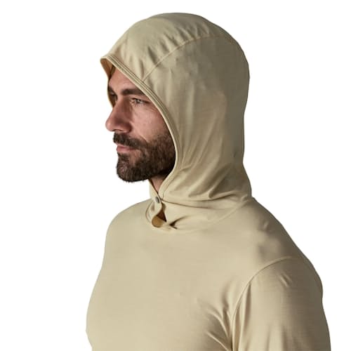 on model image of Capilene Cool Ultra Hoodie