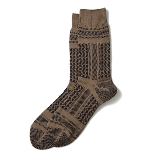 laydown image of Multi Jacquard Socks
