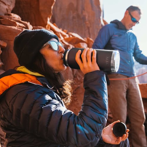 lifestyle image of Rambler 36 oz Bottle Chug Top