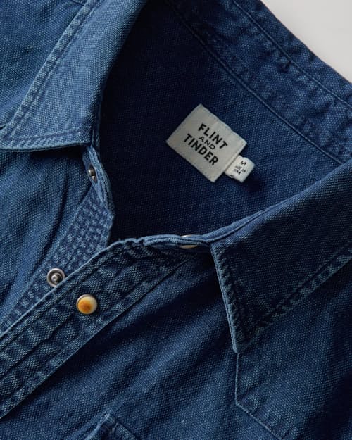 laydown detail image of Cotton Western Shirt