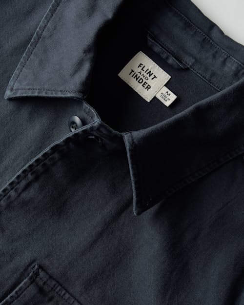 laydown detail image of Reverse Sateen Fatigue Shirt