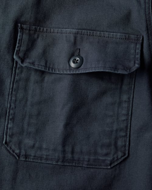 laydown detail image of Reverse Sateen Fatigue Shirt