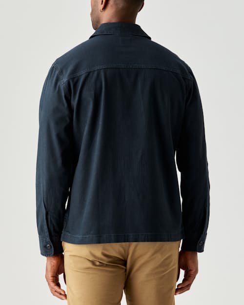lifestyle image of Vintage Sateen Fatigue Shirt