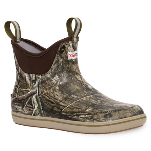 laydown image of Ankle Deck Boot 6" Mossy Oak® Country DNA