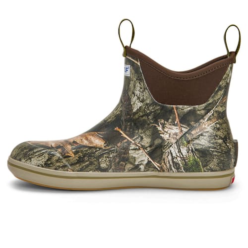 laydown image of Ankle Deck Boot 6" Mossy Oak® Country DNA