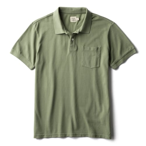 laydown image of Pique Polo