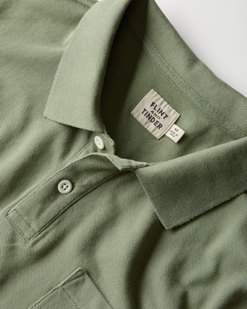 laydown detail image of Pique Polo
