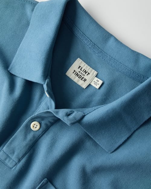 laydown detail image of Pique Polo