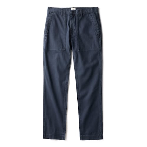 laydown image of Reverse Sateen Fatigue Pant