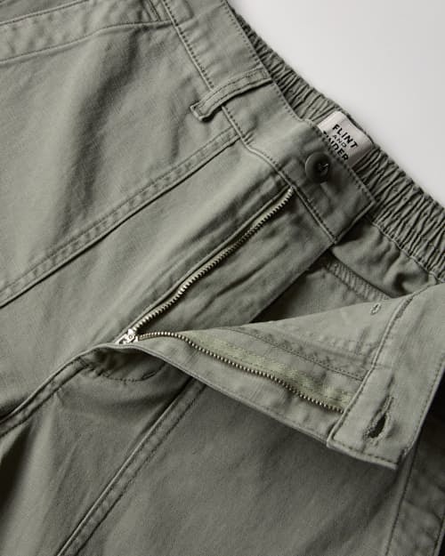 laydown detail image of Reverse Sateen Fatigue Pant