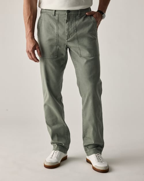 lifestyle image of Vintage Sateen Fatigue Pant - HB Straight