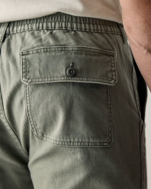 lifestyle image of Vintage Sateen Fatigue Pant - HB Straight