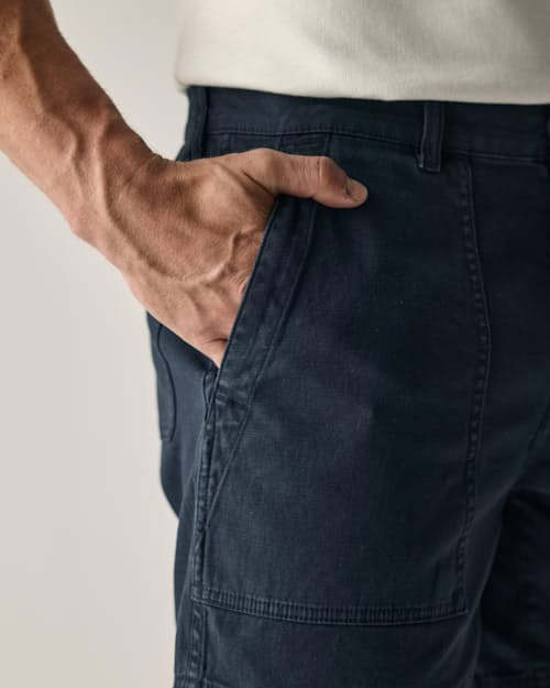 lifestyle image of Vintage Sateen Fatigue Short