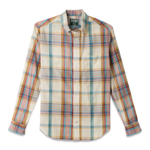 laydown image of Archive Madras Long Sleeve Shirt