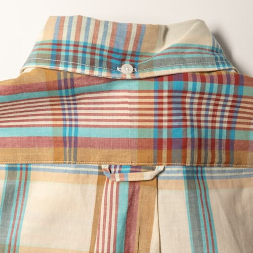 laydown detail image of Archive Madras Long Sleeve Shirt